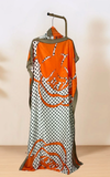 Robe Africaine Ample À Manches Chauve-Souris
