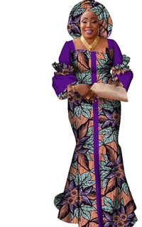 Robe Africaine Sirene Wax