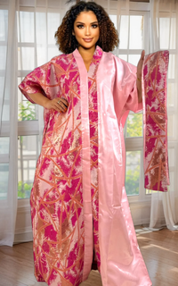 Robe Africaine Broderie Florale