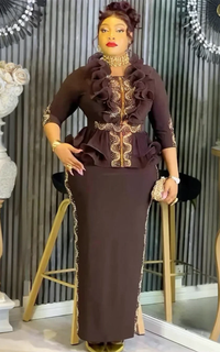 Robe Africaine À Volants
