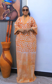 Robe Africaine Maxi Col V
