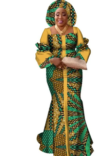 Robe Africaine Sirene Wax