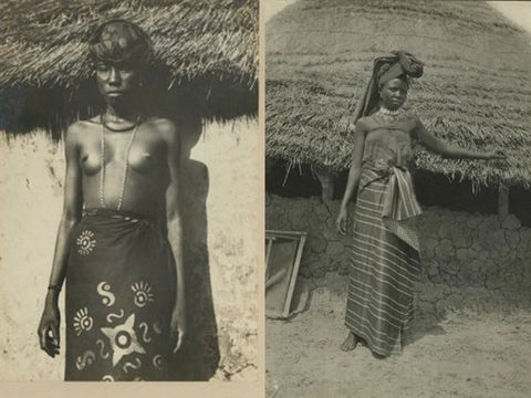 femme africaine avec robe africaine