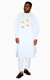 Grand Boubou Bazin Homme Blanc