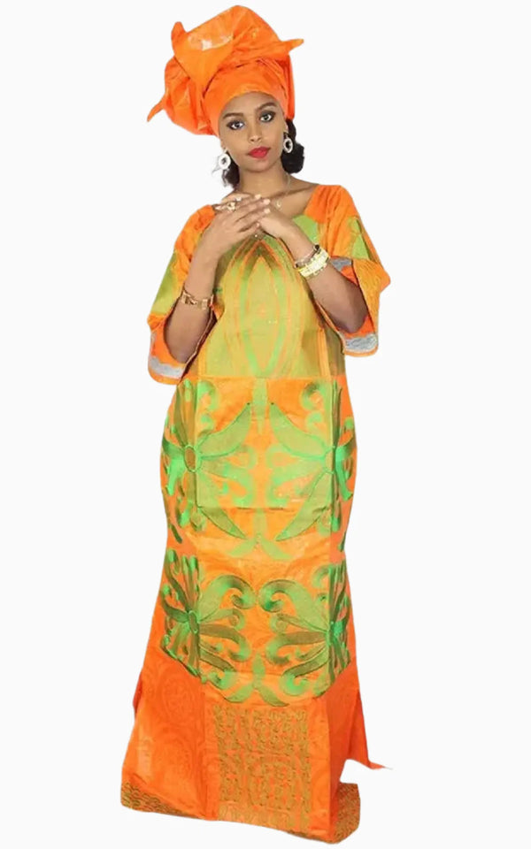 Grand Boubou Bazin Riche Femme