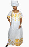 Grand Boubou Blanc Pour Femme