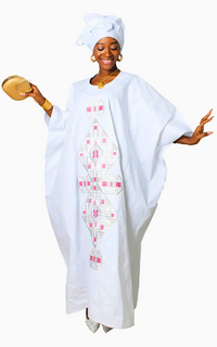 Grand Boubou Blanc Pour Femme