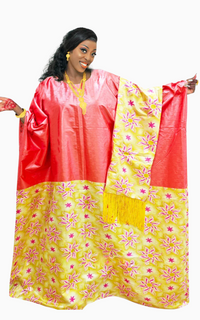 Grand Boubou Femme Avec Echarpe