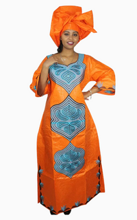 Grand Boubou Femme Bazin