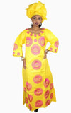 Grand Boubou Femme Bazin