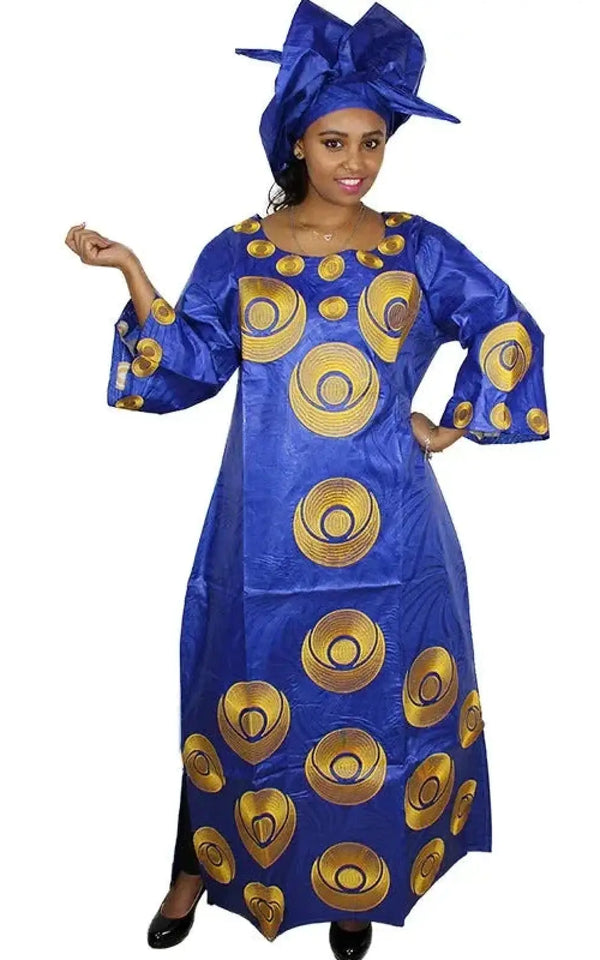 Grand Boubou Femme Bazin