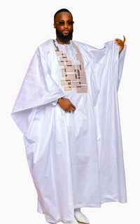 Grand Boubou Homme Blanc