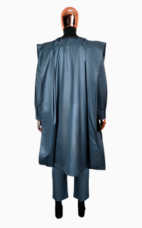 Grand Boubou Sénégalais Homme Gris