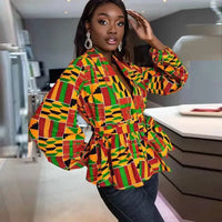 Haut Africain Femme Motif Kente