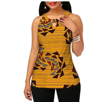 Haut en Pagne Africain Pour Femme