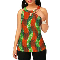 Haut en Pagne Africain Pour Femme