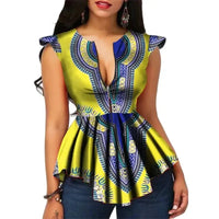 Haut Motif Africain Femme