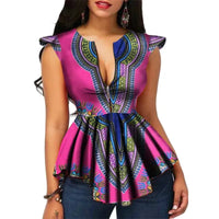 Haut Motif Africain Femme