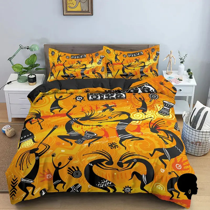 Housse De Couette Tissu Africain – Afro Élégance
