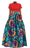 Jupe Longue Motif Africain