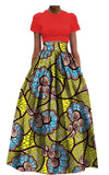 Jupe Longue Motif Africain