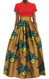 Jupe Longue Motif Africain