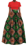 Jupe Longue Motif Africain