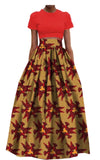 Jupe Longue Motif Africain