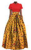 Jupe Longue Motif Africain