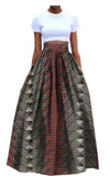 Jupe Longue Motif Africain