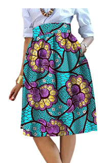 Jupe Mi Longue Africaine
