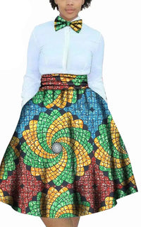 Jupe Motif Africain
