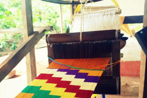 fabricación kente
