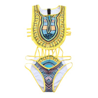 Maillot De Bain 1 Piece Africain
