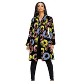 Manteau Femme en Pagne Africain