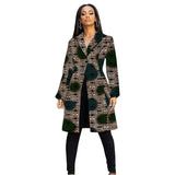 Manteau Femme en Pagne Africain