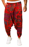 Pantalon Africain Homme Rouge