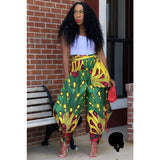 Pantalon Femme Tissu Africain