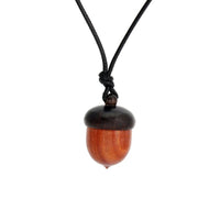 Pendentif Africain Noisette en Bois