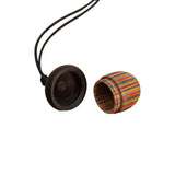 Pendentif Africain Noisette en Bois