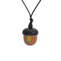 Pendentif Africain Noisette en Bois