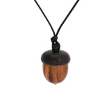 Pendentif Africain Noisette en Bois