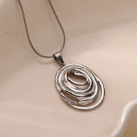 Pendentif Afrique en Or Oval