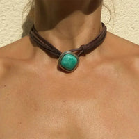 Pendentif Afrique en Pierre