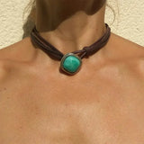 Pendentif Afrique en Pierre