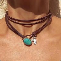 Pendentif Afrique en Pierre