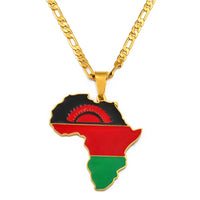 Pendentif Carte Afrique Malawi