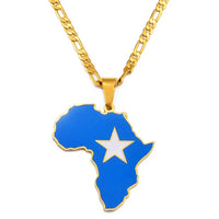 Pendentif Carte Afrique Somalie