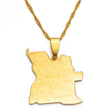 Pendentif Carte de L’Angola