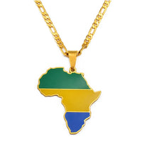 Pendentif Drapeau Gabon